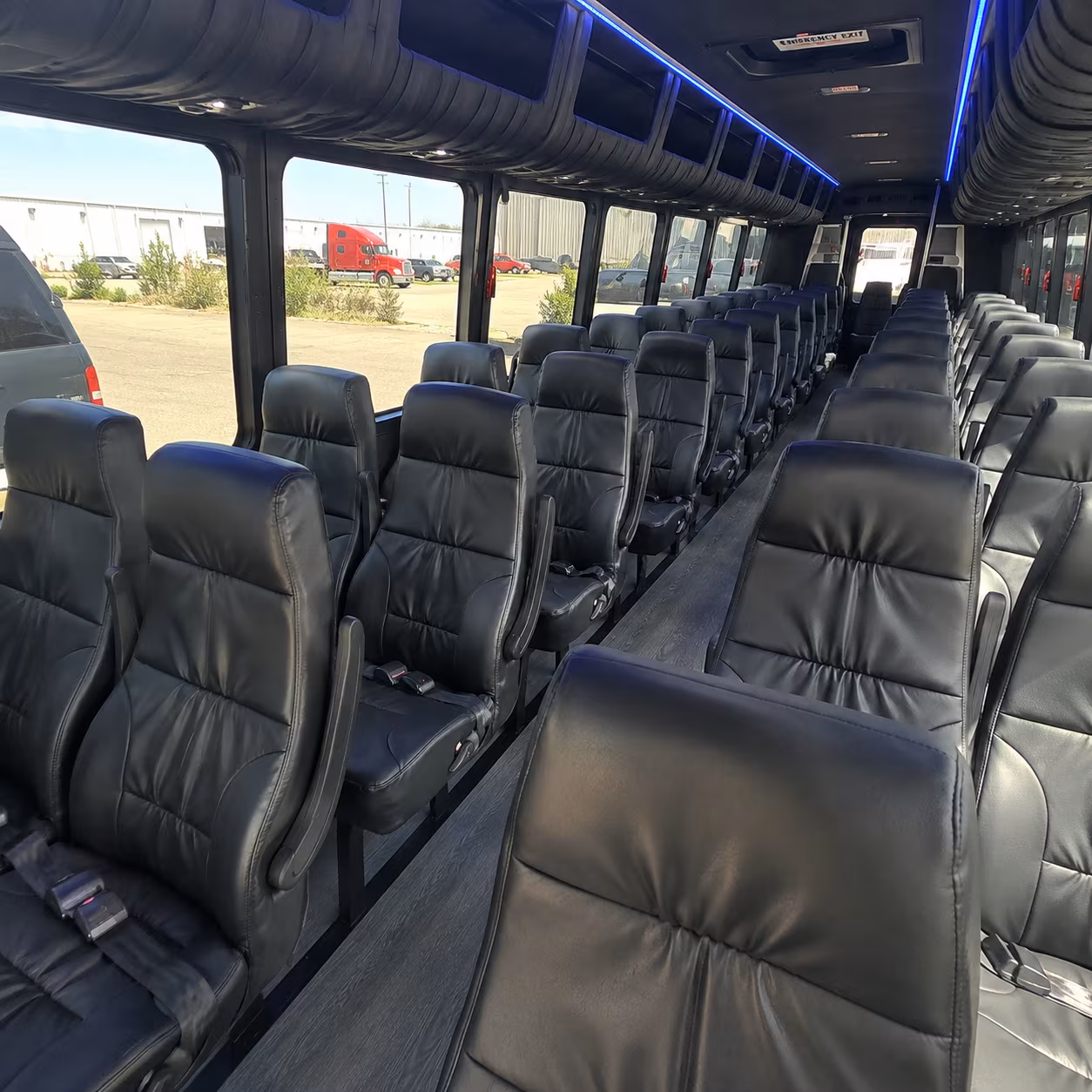 30 passenger minibus interior