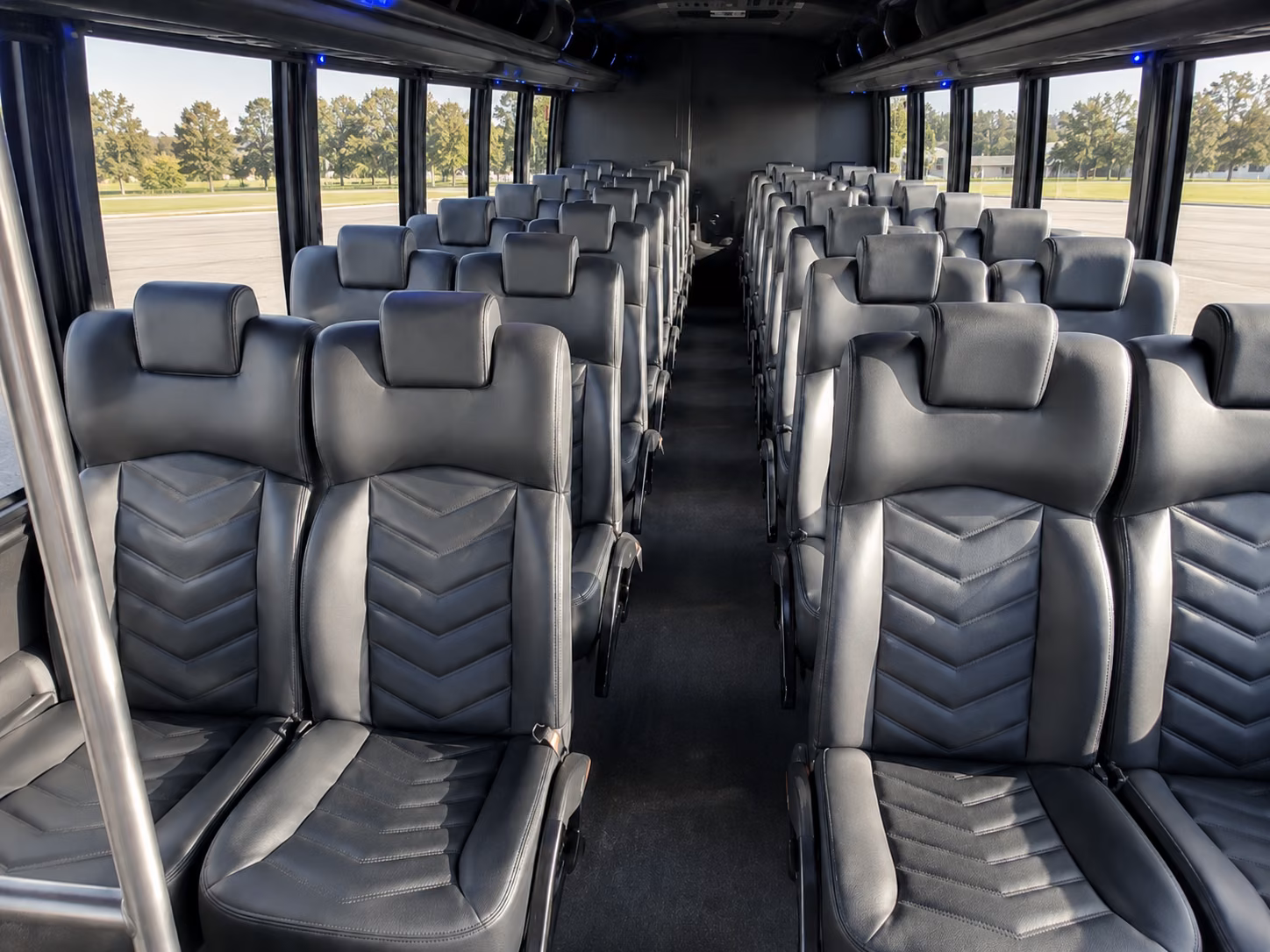 coral springs 15 passenger minibus inside