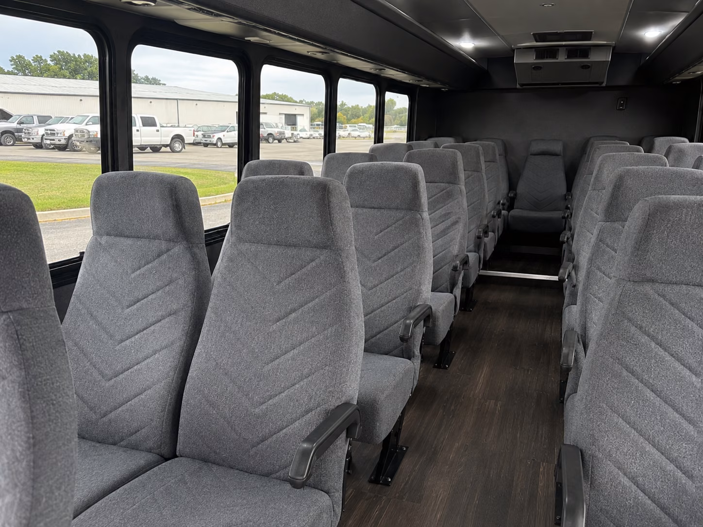coral springs 15 passenger minibus interior