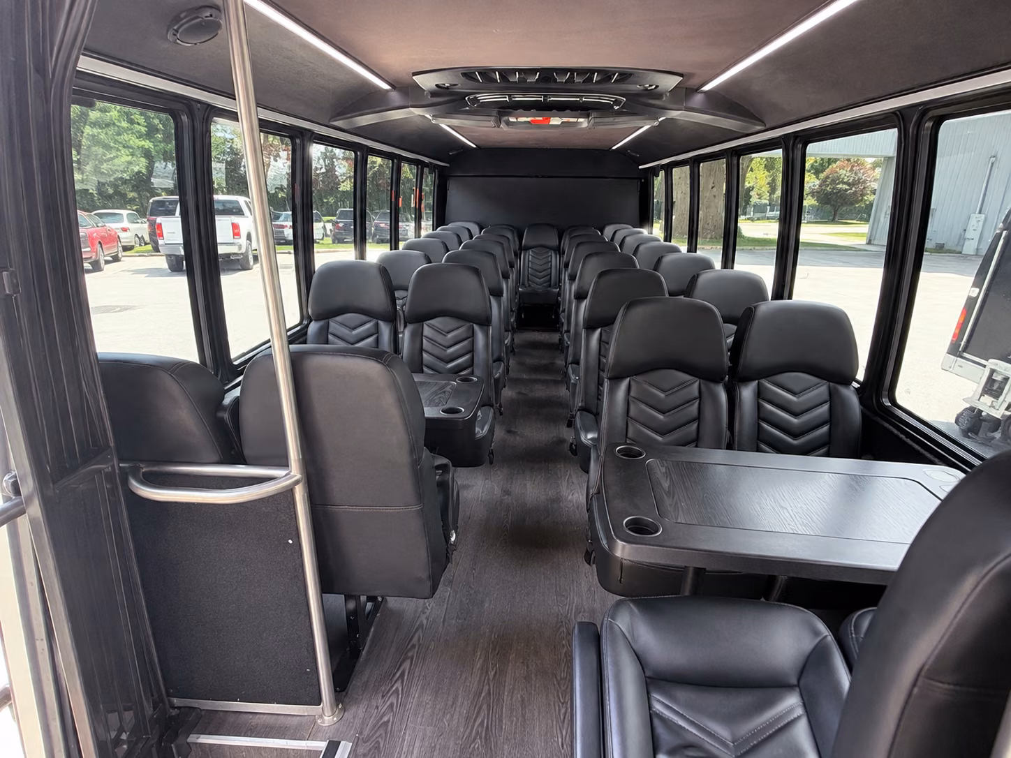 coral springs 20 passenger minibus interior