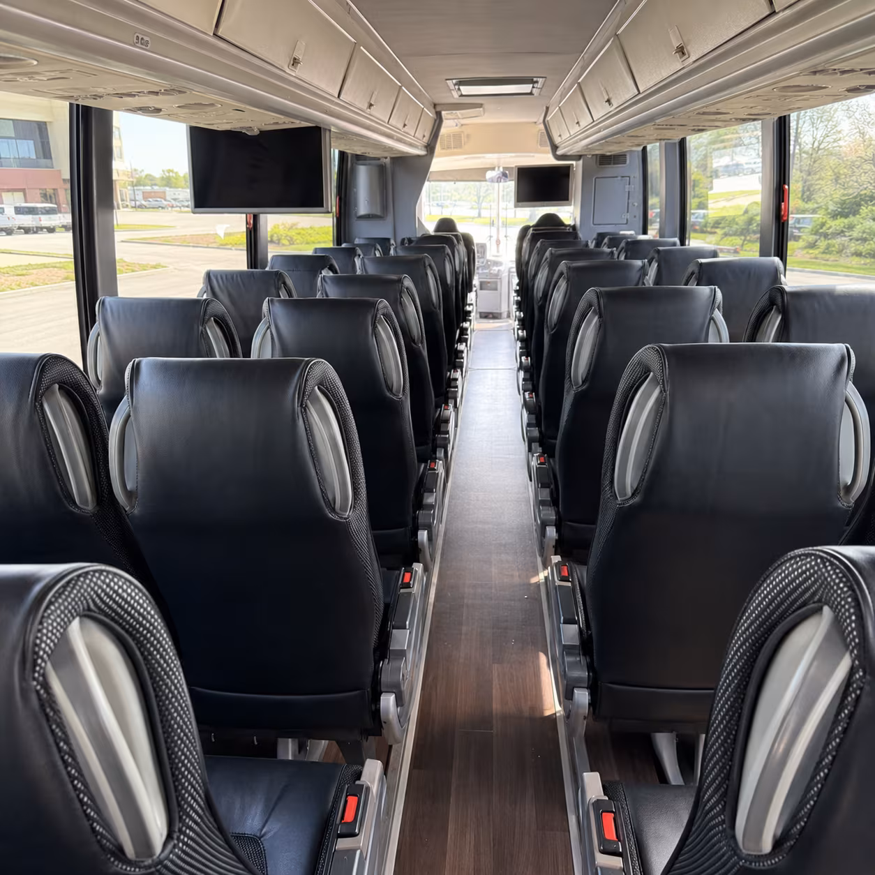 coral springs 56 passenger charter bus interior