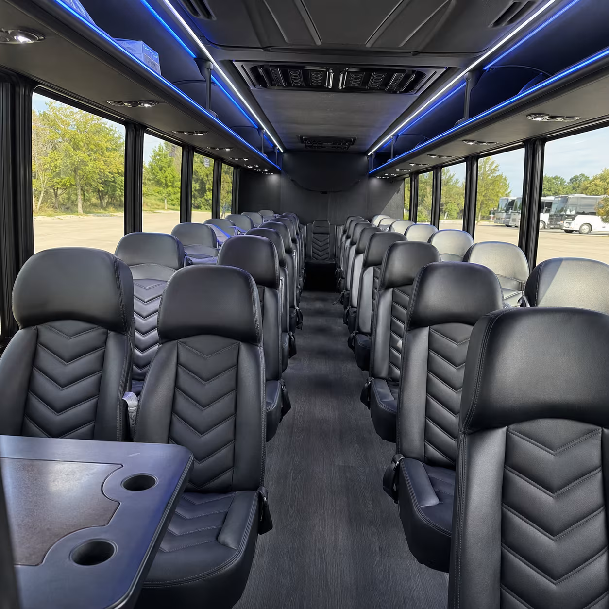 coral springs corporate event transportation onboard seating