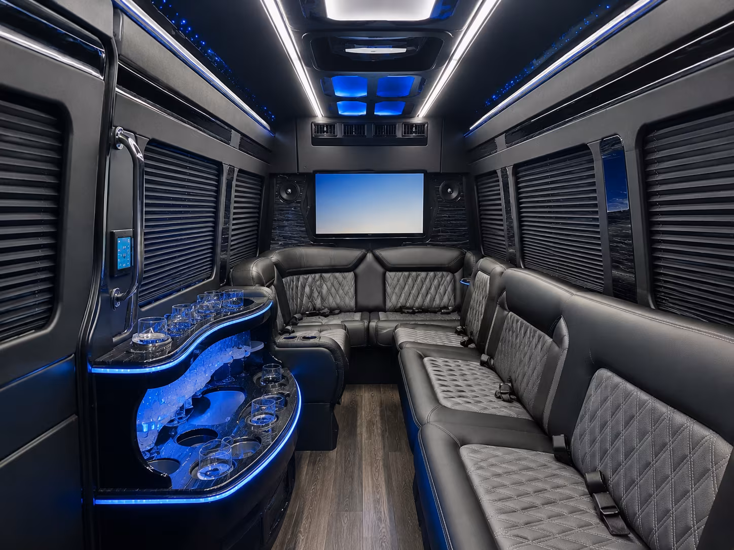 sprinter van and limo rentals for smaller coral springs prom parties
